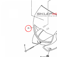 YAMAHA - WKLAD REFL. nr: 5UM84330E000