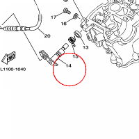 YAMAHA - DECOMPRESSION ASSY nr: 5BE122801000