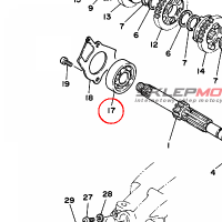 YAMAHA - lozysko nr: 933063030400