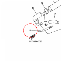 YAMAHA - OSLONA nr: 5GV1246E0000