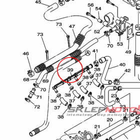 YAMAHA - LACZENIE nr: 60E124690000