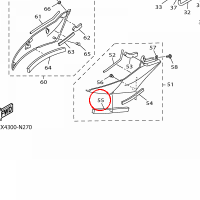 YAMAHA - DAMPER, LOCATING 4 nr: 2C0241840000