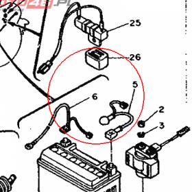 YAMAHA - WIRE, MINUS LEAD nr: 3FV821160000