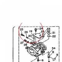 YAMAHA - PACKING nr: 663141260000