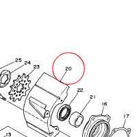 YAMAHA - PODKLADKA nr: 3FA174710100