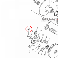 YAMAHA - uszczelniacz nr: 932101680100