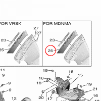 YAMAHA - NAKLEJKA nr: BAP283921000