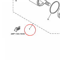 YAMAHA - MOTOR ASSY nr: 28P818900100