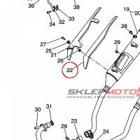 YAMAHA - DAMPER MUFFLER 2 nr: 5VKE47570000