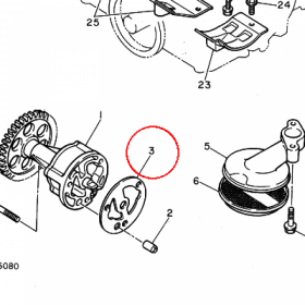 YAMAHA - USZCZELKA nr: 1AE133290000