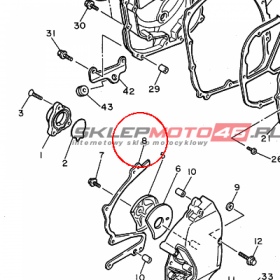 YAMAHA - uszczelka nr: 1AE154510000