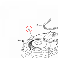 YAMAHA - COVER, FLYWHEEL nr: 6EK813370100