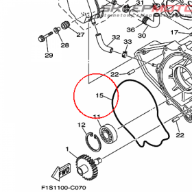 YAMAHA - USZCZELKA nr: 6B6134750100