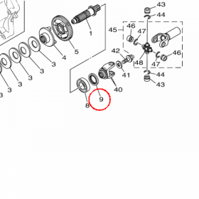 YAMAHA - simmering nr: 931023503900