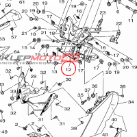 YAMAHA - SKRZYNKA AKUMULAT. nr: B74H212B0000