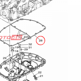 YAMAHA - uszczelka nr: 23P134140000