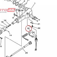 YAMAHA - WYLACZNIK nr: 65W825750100