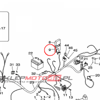 YAMAHA - OPASKA nr: 3D9H55460000