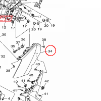 YAMAHA - OWIEWKA nr: B74F835100P0