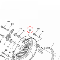 YAMAHA - AIR SHROUD, CYLIND nr: 52BE26520000