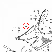 YAMAHA - PODNOZEK nr: 1WCF74811000