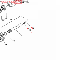 YAMAHA - uszczelniacz nr: 932101900100