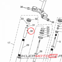 YAMAHA - SPACER nr: 5D7F31183000