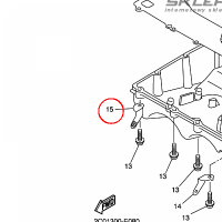 YAMAHA - UCHWYT nr: 2C02836E0000