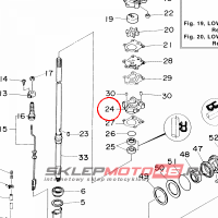 YAMAHA - HOUSING, WATER PUMP nr: 663443410000