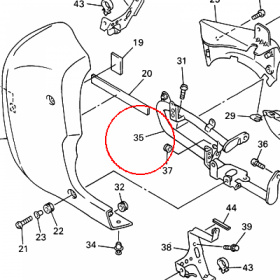 YAMAHA - OCHRANIACZ SILNIKA nr: 4XY284190000