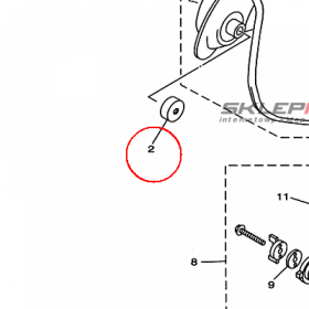 YAMAHA - PODKLADKA GUM. nr: 4U5241810000