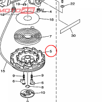 YAMAHA - BEBEN nr: 67D157140000