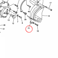 YAMAHA - CLAMP nr: 904620804500