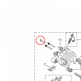 YAMAHA - ZAWLECZKA nr: 5D7F59240000