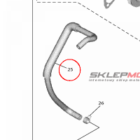 YAMAHA - HOSE 1 nr: 2C01243A0000