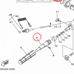 YAMAHA - MANETKA nr: 66M421190100