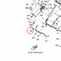 YAMAHA - SPRING, LOCK 2 nr: 5VY2176V0000