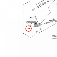 YAMAHA - LEVER SET nr: BEBW26160000