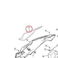 YAMAHA - EMBLEM 6 nr: 5WXF17860000