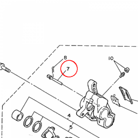 YAMAHA - ZAWLECZKA nr: 1KT259240000