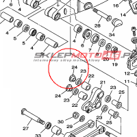 YAMAHA - tulejka nr: 903871600500