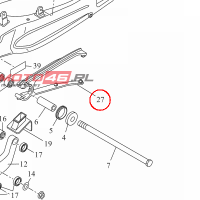 YAMAHA - oslona uszczeln. nr: BC6F21510000