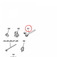 YAMAHA - OPASKA ZACISKOWA nr: 904642021300