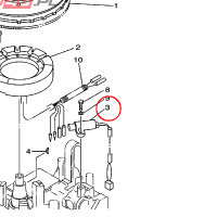 YAMAHA - COIL, PULSER nr: 65W855800000