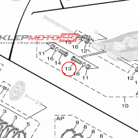 YAMAHA - tulejka nr: 90387127J800