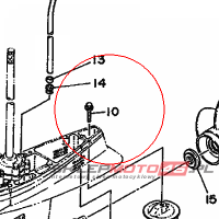 YAMAHA - sruba nr: 9010510M0000