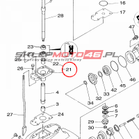 YAMAHA - HOUSING, BEARING nr: 63V4533100CA