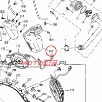 YAMAHA - COVER 4 nr: B5Y1246G0000