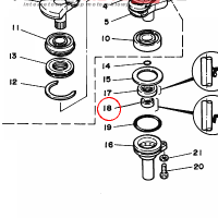 YAMAHA - simmering nr: 9310116M3600