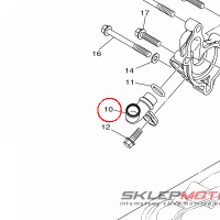 YAMAHA - PRZEWOD nr: B4B124810000